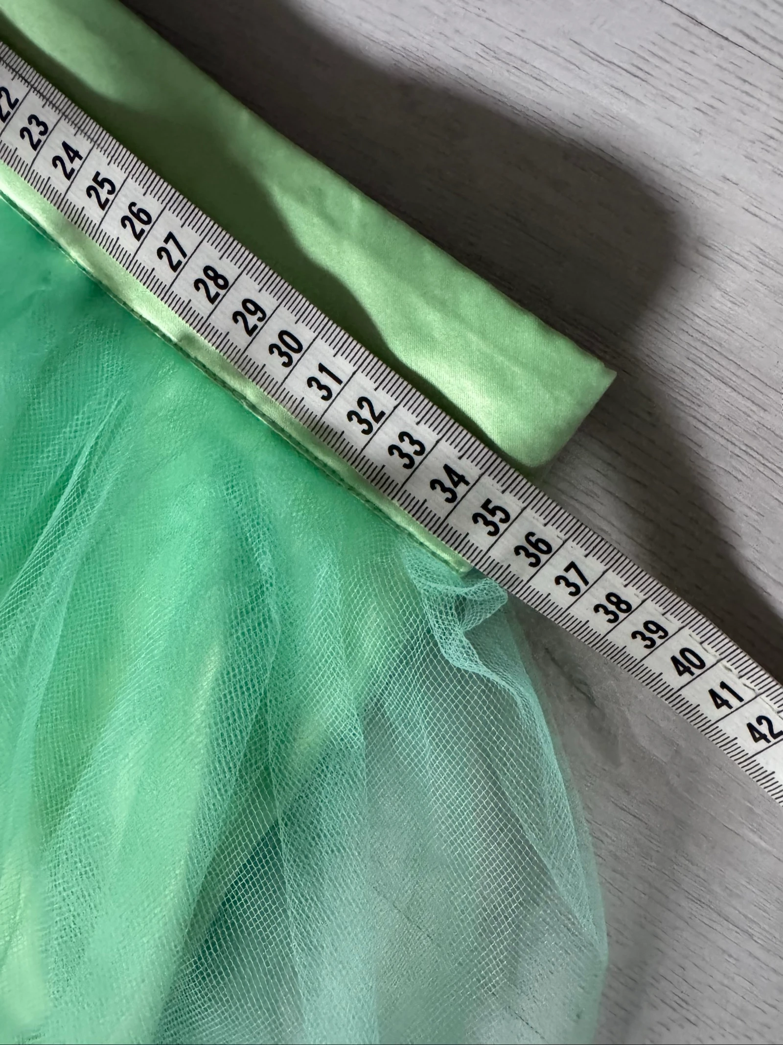 Por Charmy, falda de tul verde menta talla 36 nueva – photo 11
